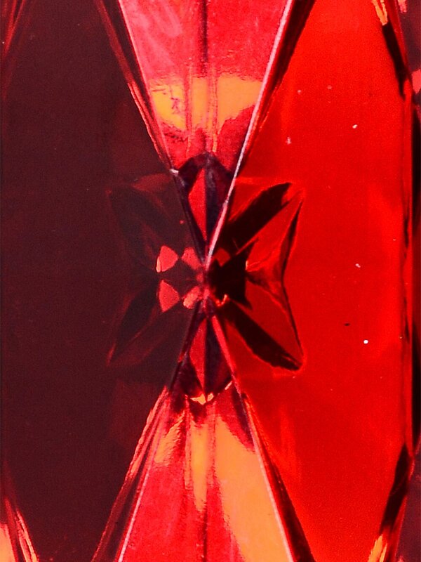 Ruby Red Faceted Acrylic Jewel Radiant Essential Ornament | 14cm — image 3