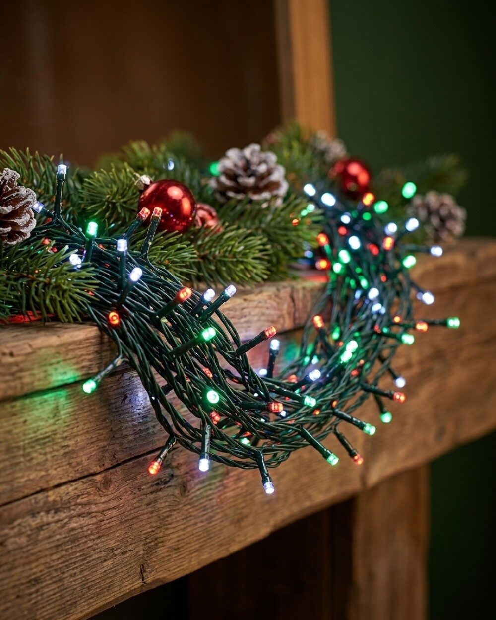 1000 Multi Christmas Colour LED Solar String Fairy Lights With 8 Function | 50m — image 4