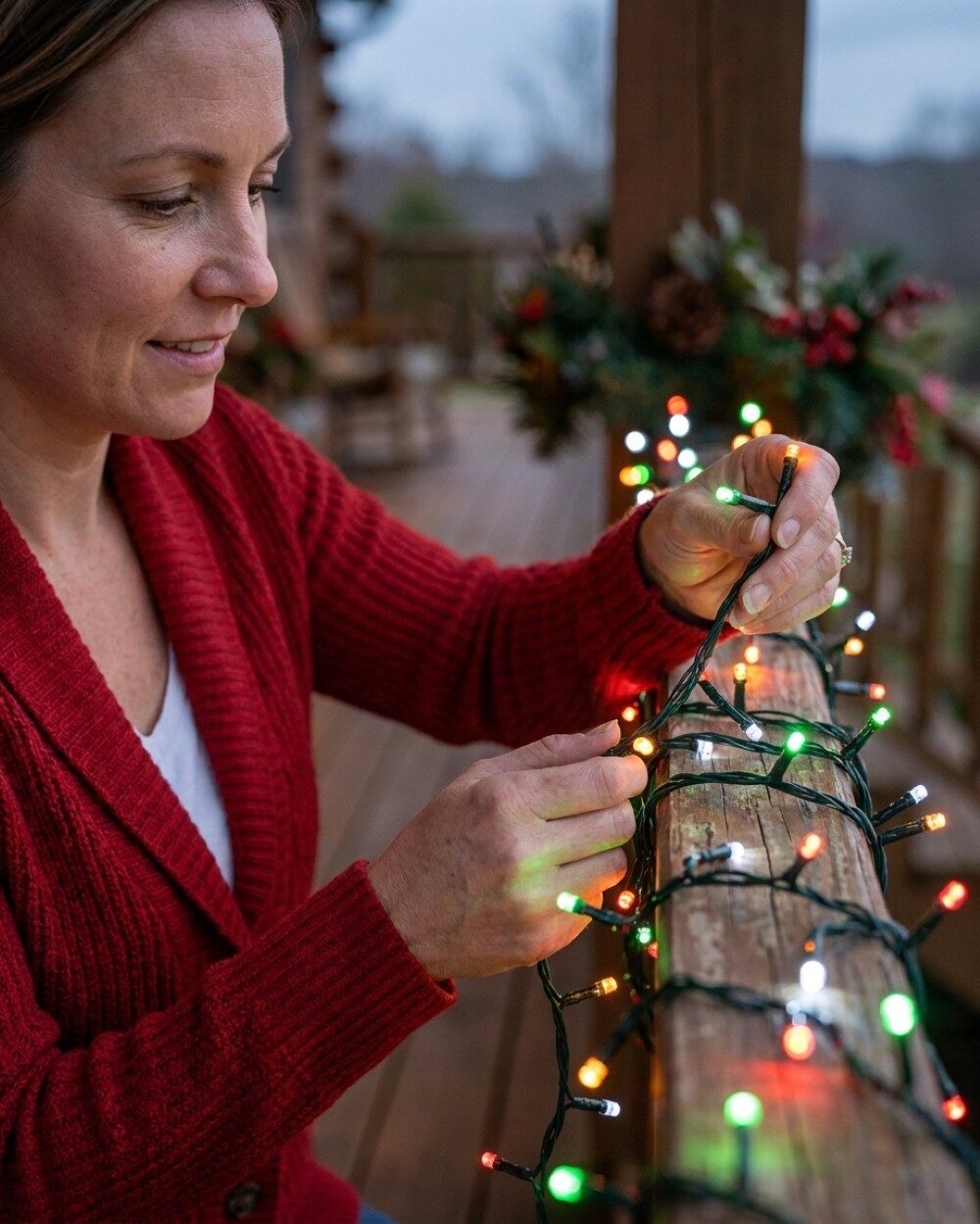 1000 Multi Christmas Colour LED Solar String Fairy Lights With 8 Function | 50m — image 3