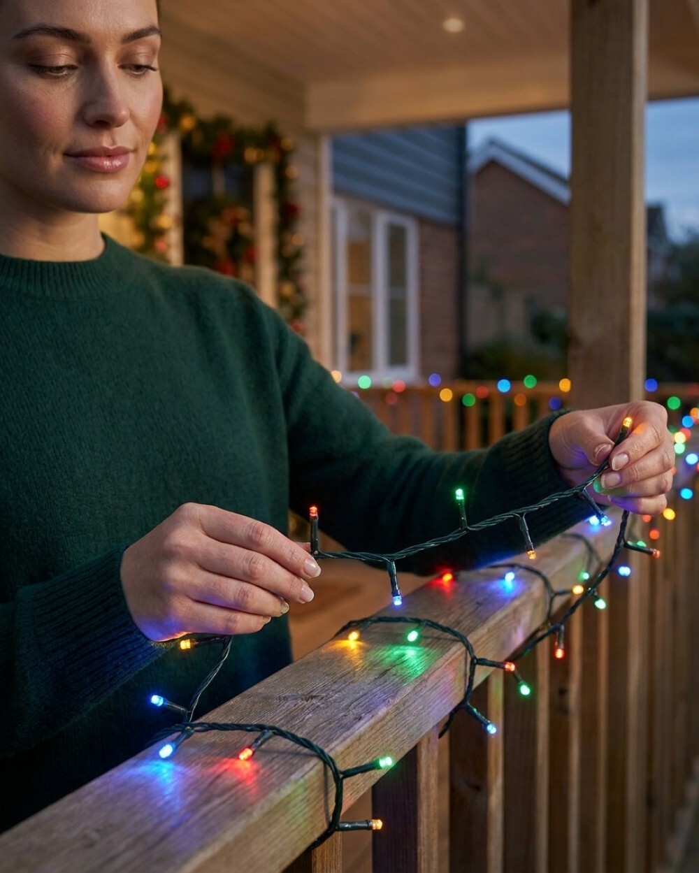 1000 Multi Colour LED Solar String Fairy Lights 8 Function With Timer | 50m — image 4
