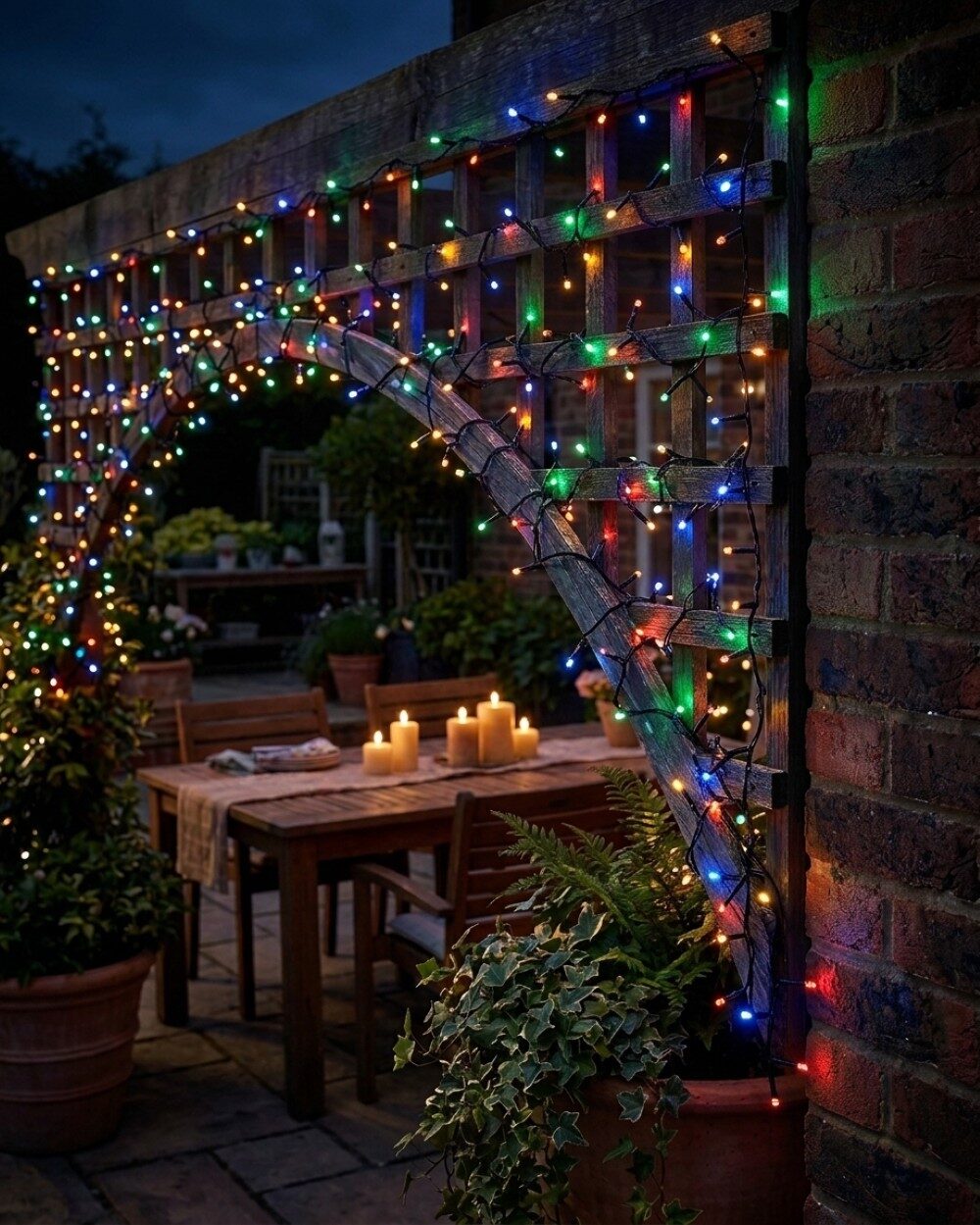 1000 Multi Colour LED Solar String Fairy Lights 8 Function With Timer | 50m — image 3