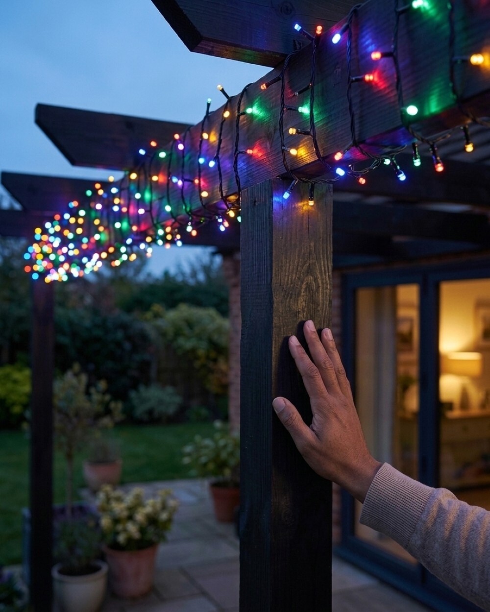 1000 Multi Colour LED Solar String Fairy Lights 8 Function With Timer | 50m — image 5