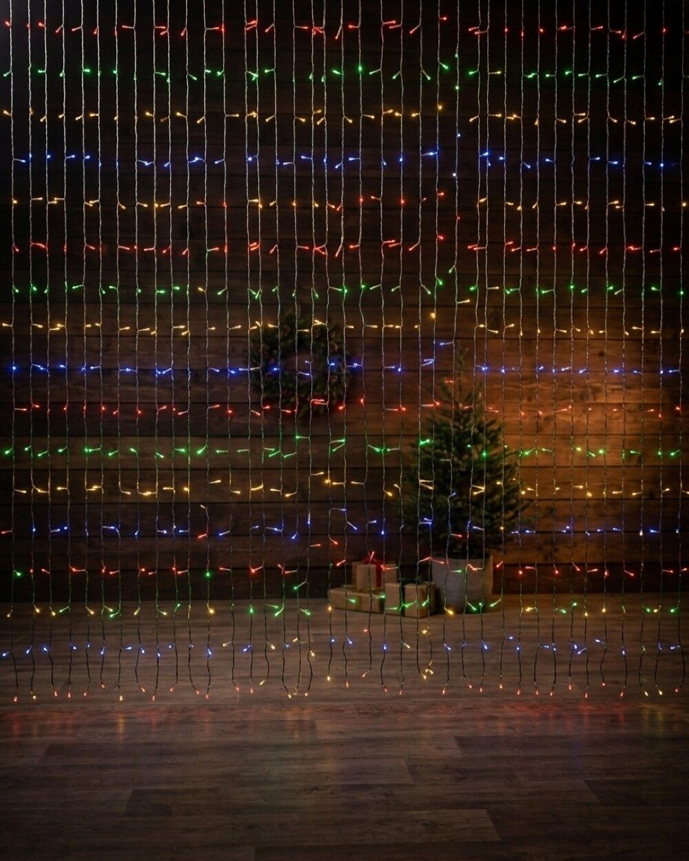 1200 Multi Colour LED Curtain Light 8 Function With Timer | 6m x 3m — image 2