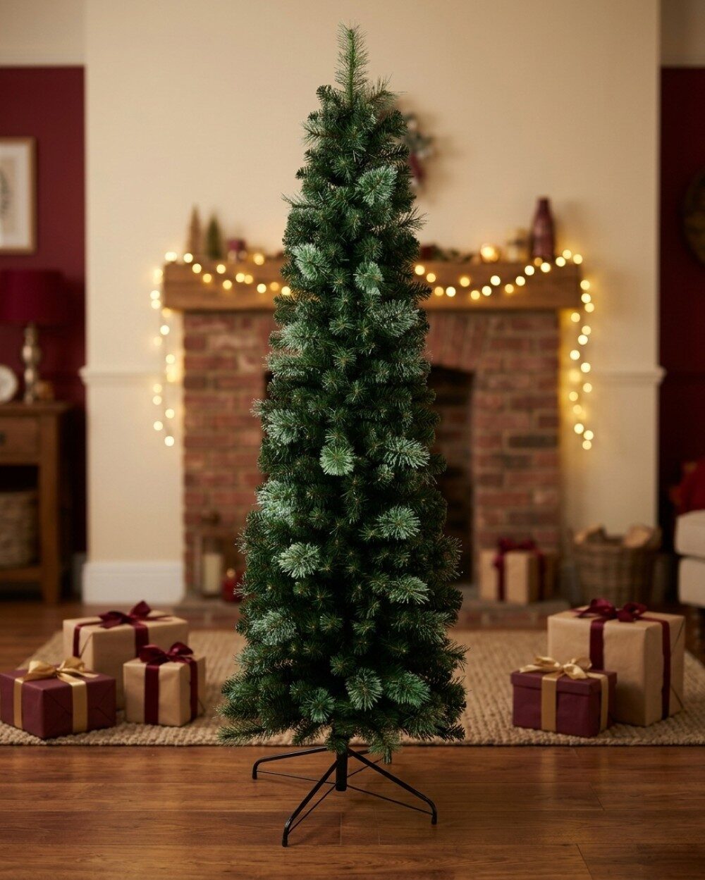 1.8m Montane Pencil Slim Cashmere Dual Tip Christmas Tree | 391 Tips — image 2
