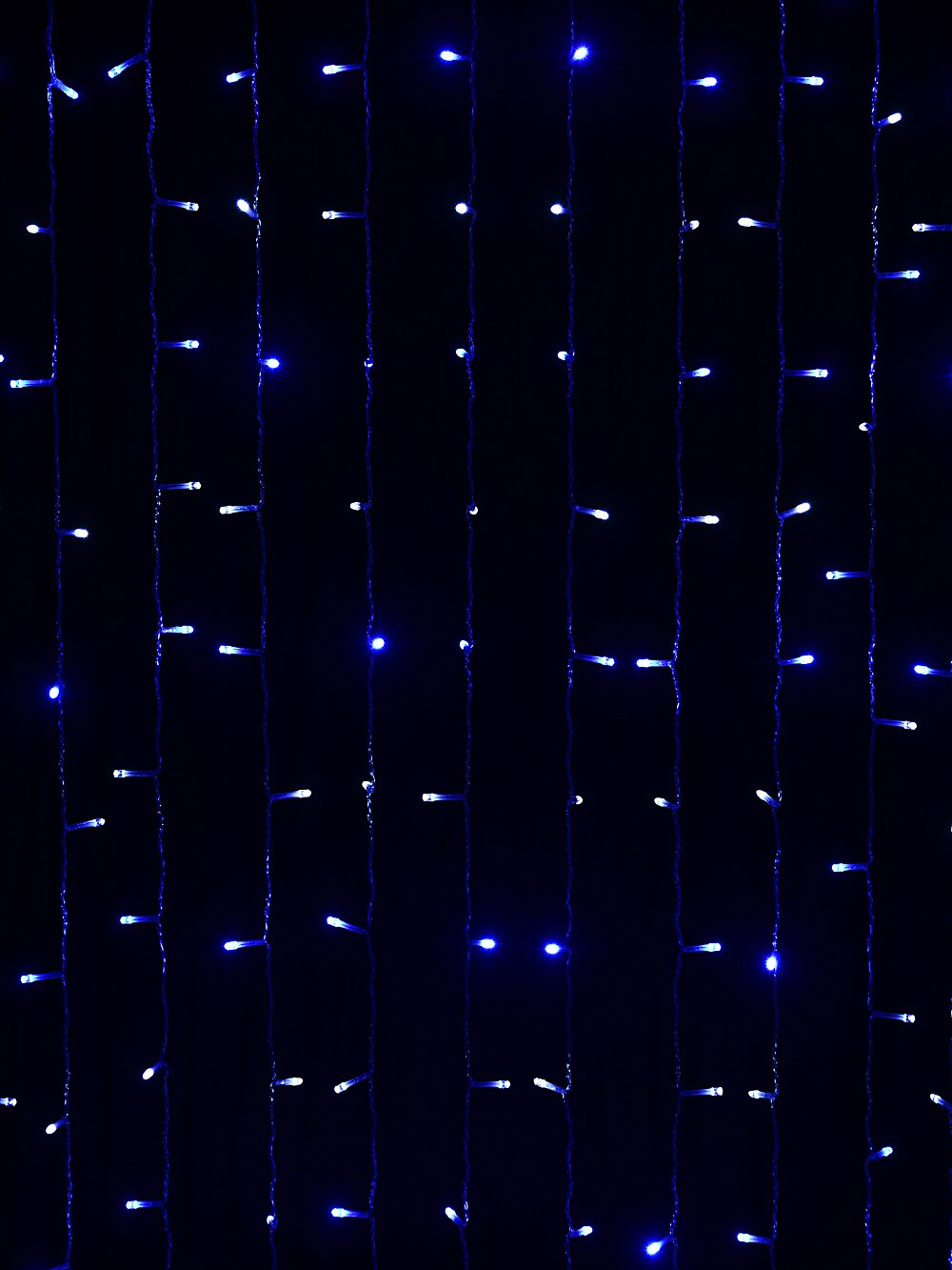280 Blue & Cool White LED Curtain Light 8 Function With Timer | 2m x 2m