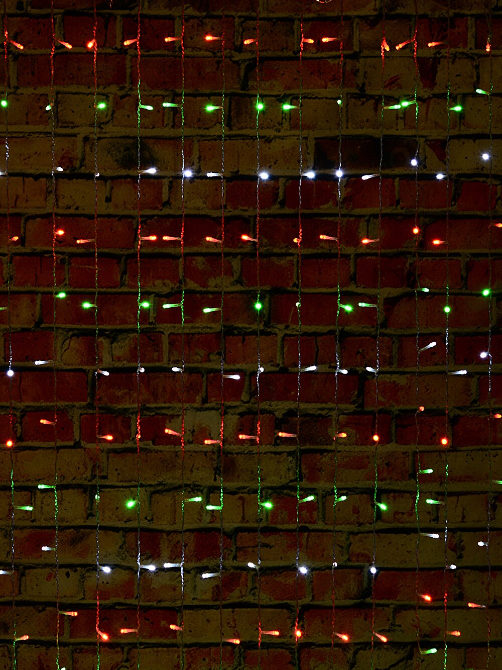280 Multi Christmas Colour LED Curtain Light 8 Function With Timer | 2m x 2m — image 2