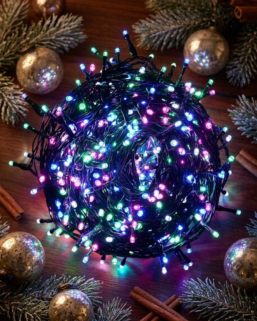 500 Multi Pastel Colour LED String Fairy Lights 8 Function With Timer | 25m — image 2