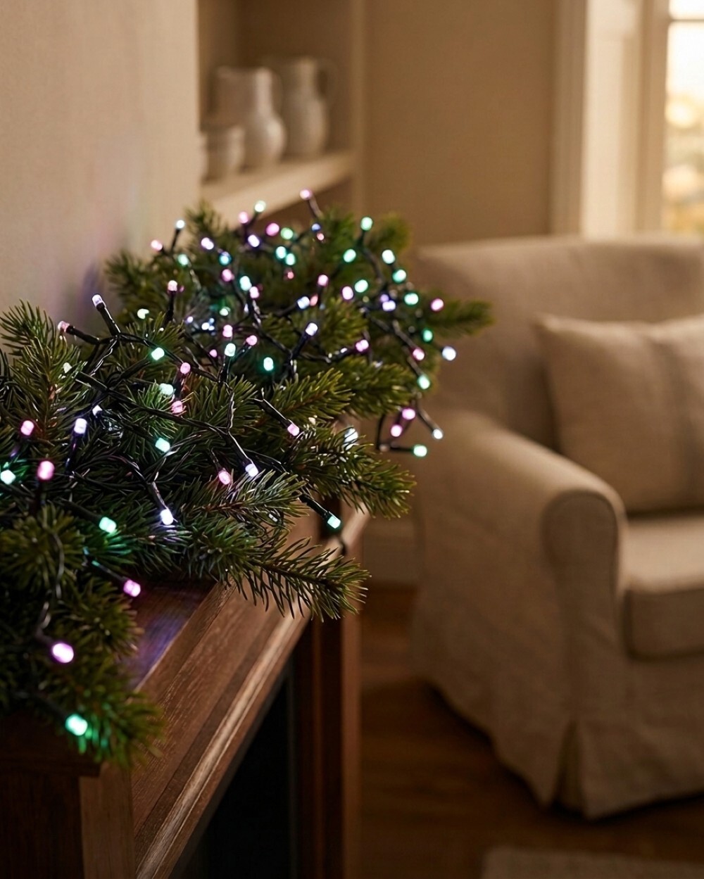 500 Multi Pastel Colour LED WiFi Smart App String Fairy Lights 8 Function | 25m — image 2
