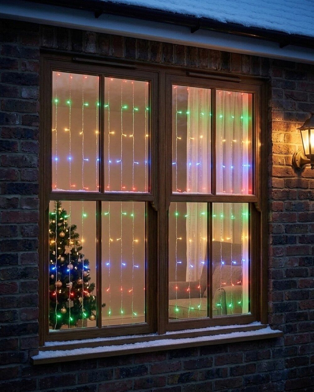 600 Multi Colour LED Curtain Lights 8 Function With Timer | 3m x 3m — image 4