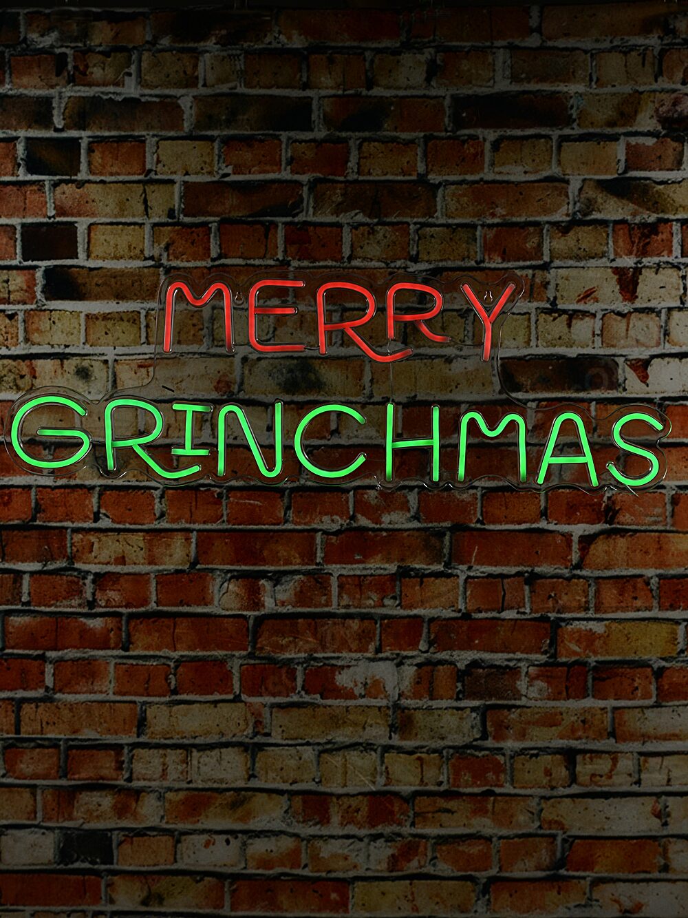 75cm Dr. Suess Merry Grinchmas USB Neon LED Display On Acrylic Board — image 5