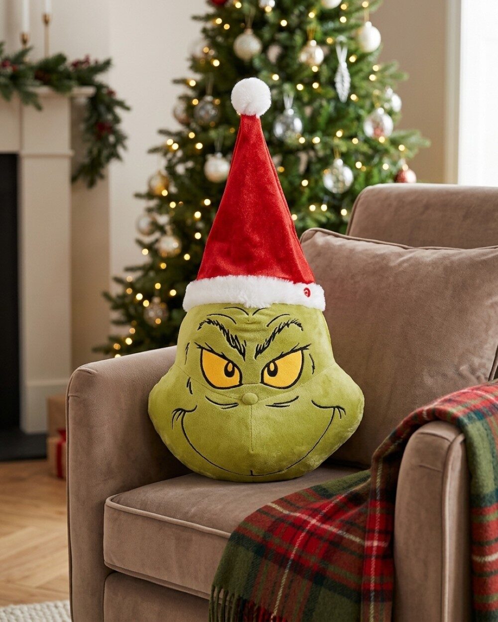 Animated Musical Grinch Hanging Plush | Sings You're A Mean One Mr. Grinch — image 4