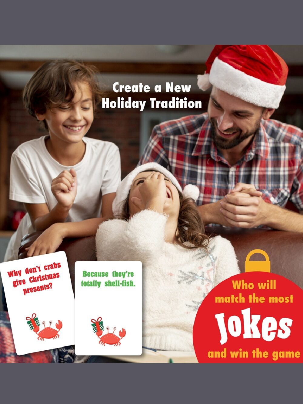 Official Bob Moog's Dad Jokes Holiday Edition Card Game | Prepare For Maximum Groans! — image 2