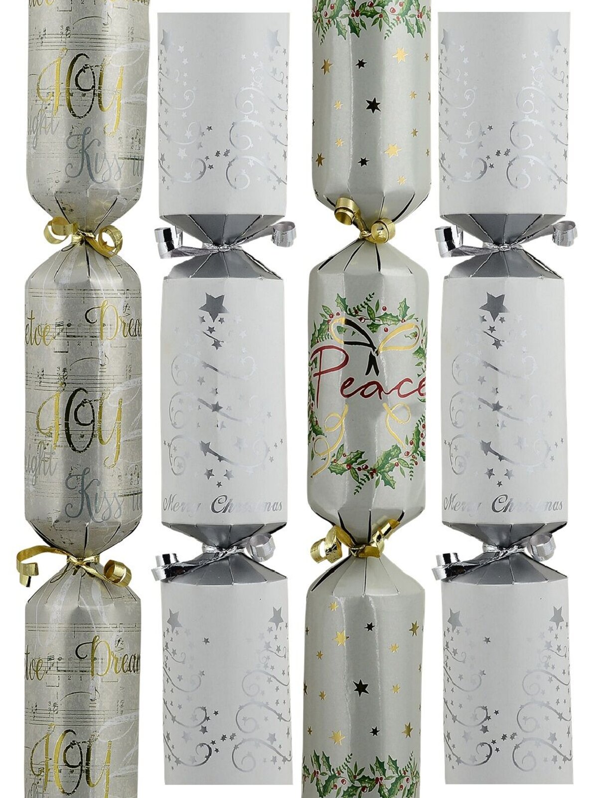 50x Eclectic Mix Icon & Text Christmas Bon Bons (Crackers) | Multi Size Pack