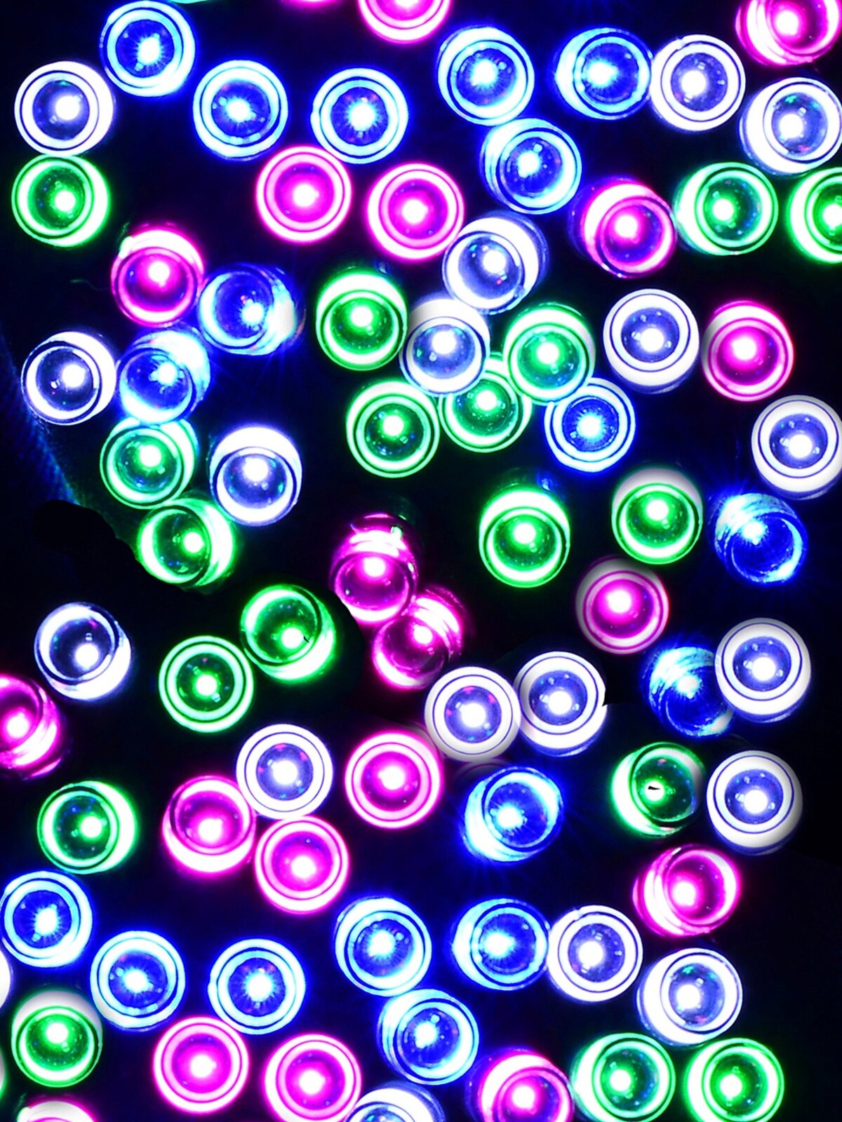 300 Multi Pastel Colour LED Fairy String Lights 8 Function With Timer | 15m
