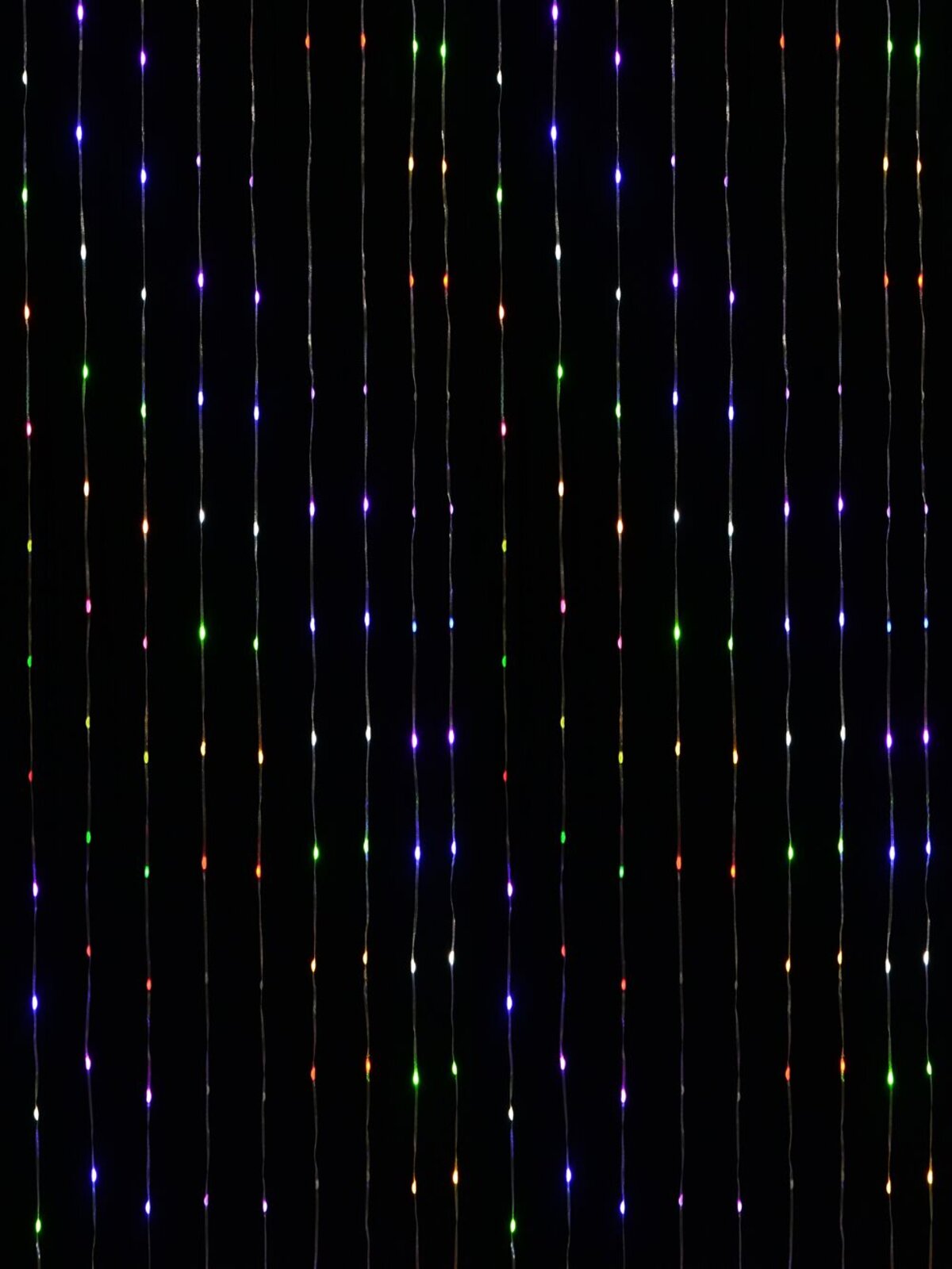 240 Smart Multi Colour LED Seed Bulb Waterfall Christmas Curtain Light - 1.8m