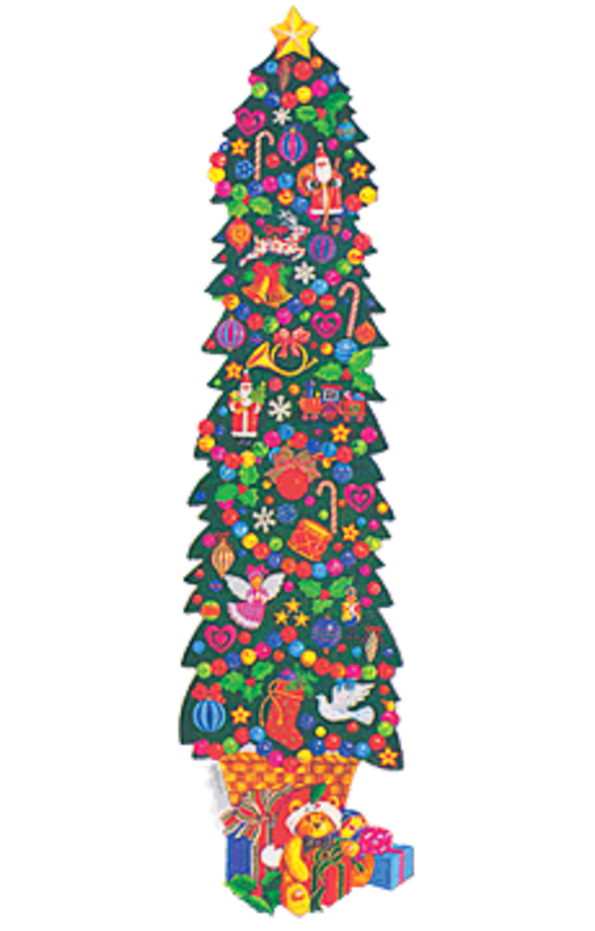 Large Slim Christmas Tree - 1.5m