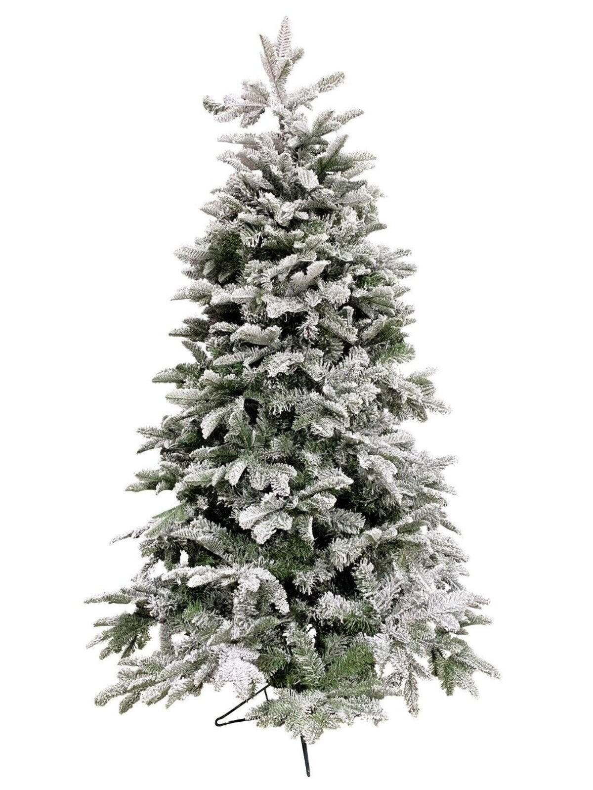 Perisher Snow Moderately Flocked Green Christmas Tree With 764 Tips - 1.8m