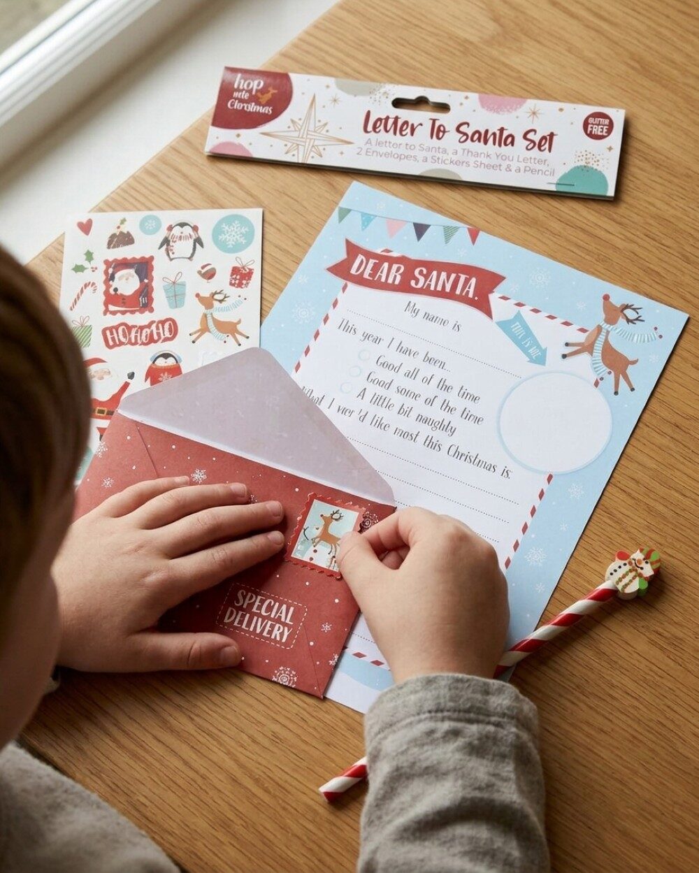 Official Letter to Santa Writing Set | Hop Into Christmas Eco Stationery Kit — image 4