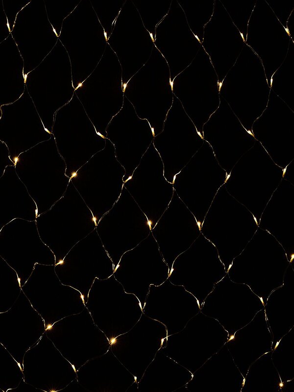 180 Warm White LED Net Lights 8 Function With Memory Hold | 1.8m x 1.8m