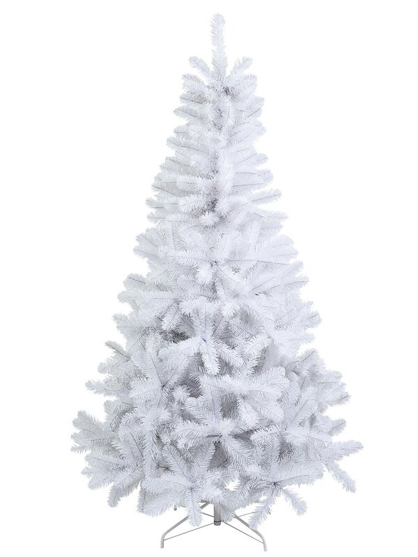 2m Arctic White Artificial Christmas Tree | 770 Tips & Hinged Branches
