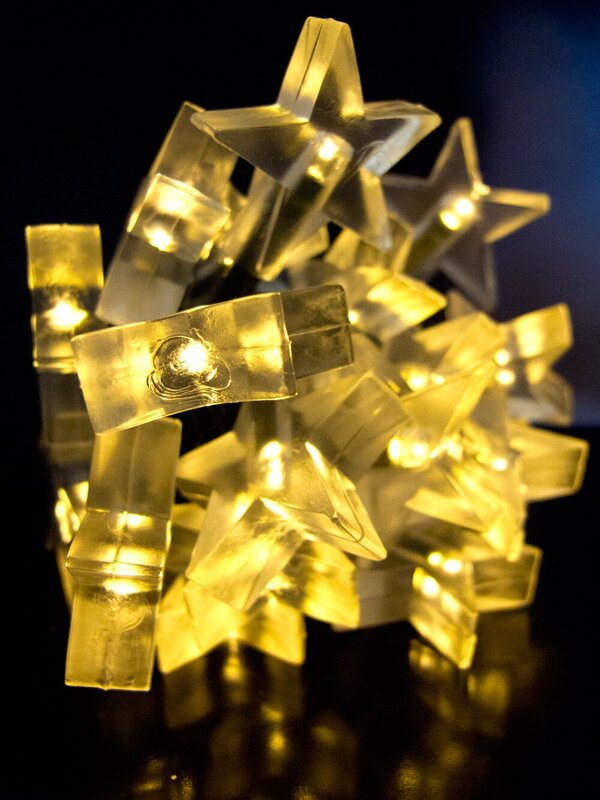 40 Warm White Lighting Connect LED Stars String Ligh - 5m