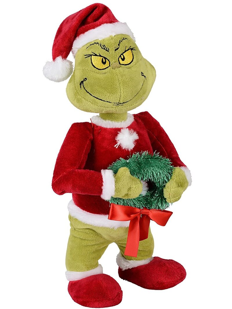 Official Dr. Seuss The Grinch Walking Musical Plush Animation | 33cm