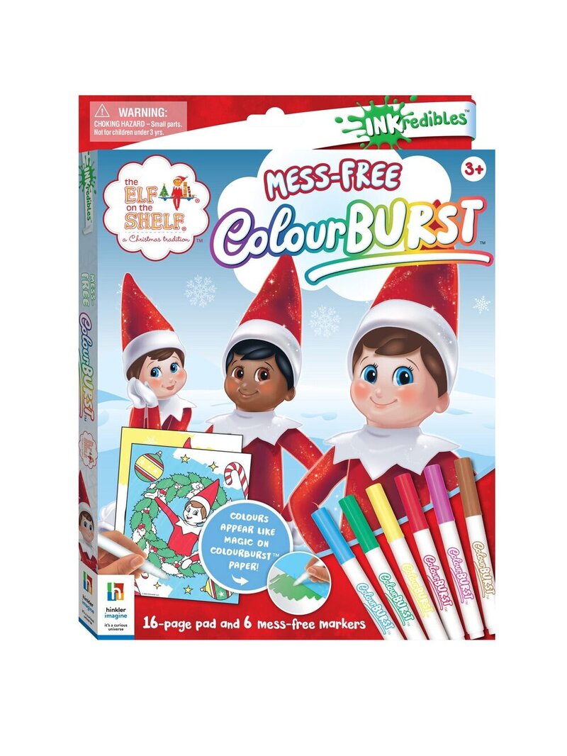 Official Elf On The Shelf Mess-Free ColourBurst Book | INKredibles Magic Ink Set