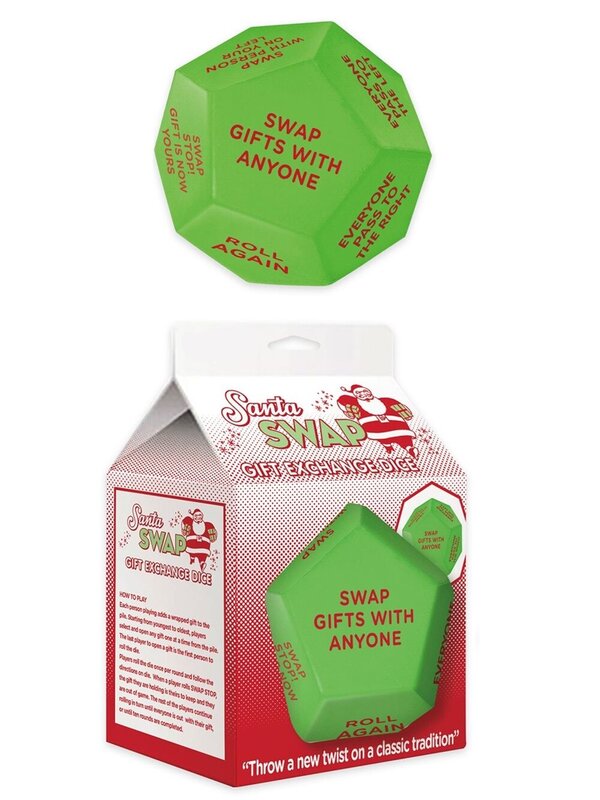 Santa Swap Christmas Gift Exchange Dice Game | Large Oversized Dice