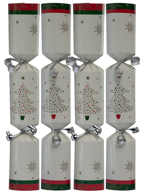 White With Star Tree & Stars Bon Bons - 50 x 28cm