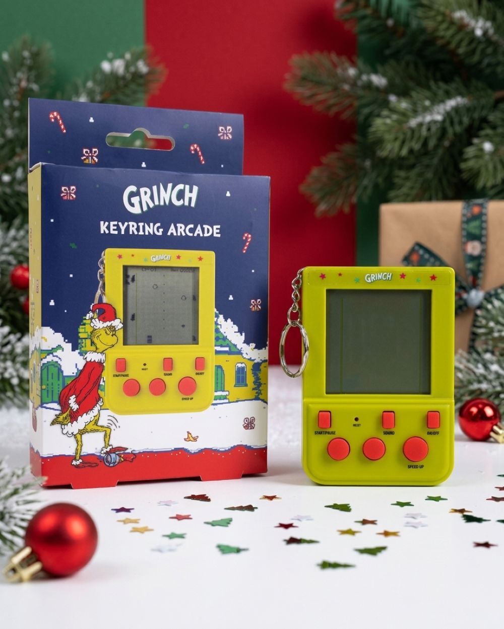 Official Dr. Seuss The Grinch Keyring Arcade Game | Portable Handheld Console — image 2