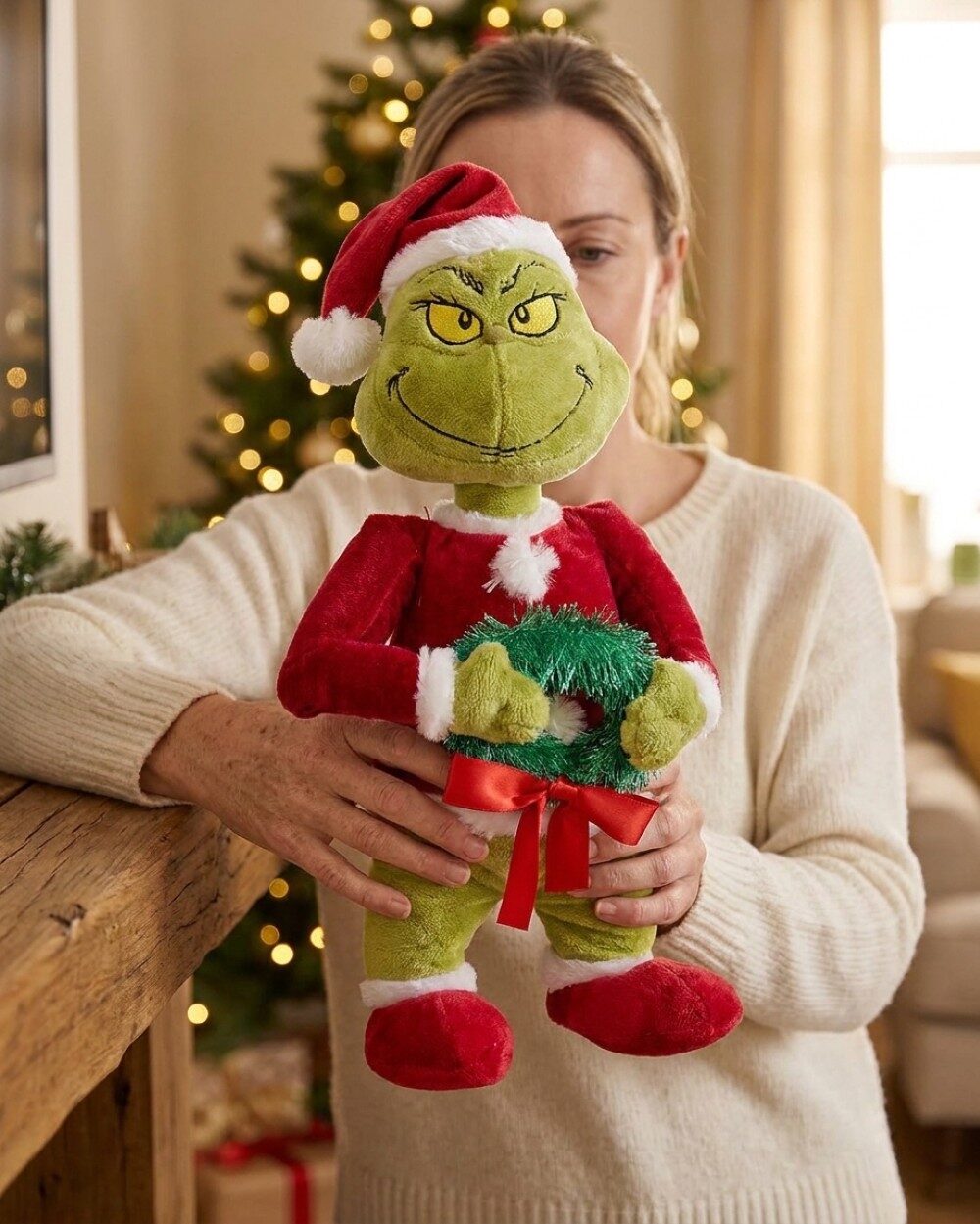 Official Dr. Seuss The Grinch Walking Musical Plush Animation | 33cm — image 4