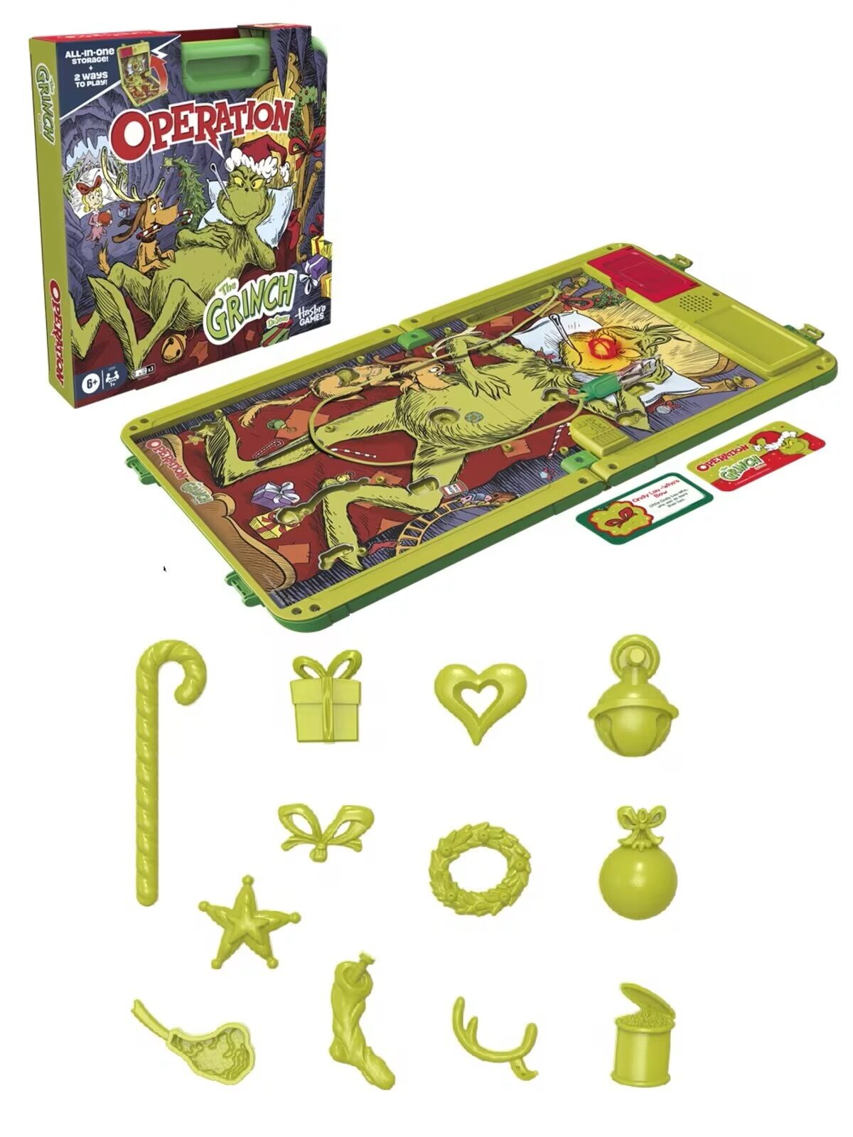 Official Hasbro Operation The Grinch Edition Game | Electronic Board Game — image 5