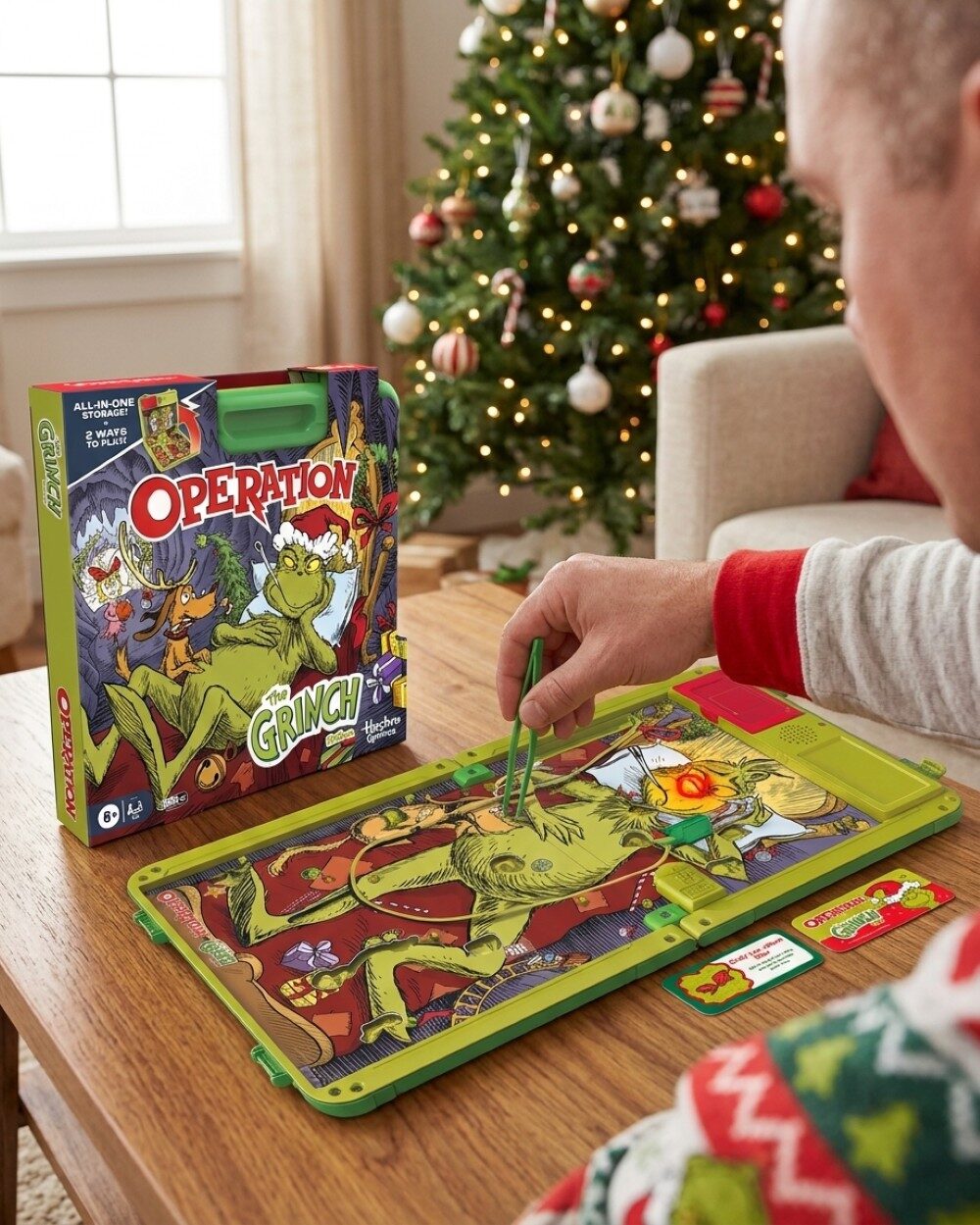 Official Hasbro Operation The Grinch Edition Game | Electronic Board Game — image 4