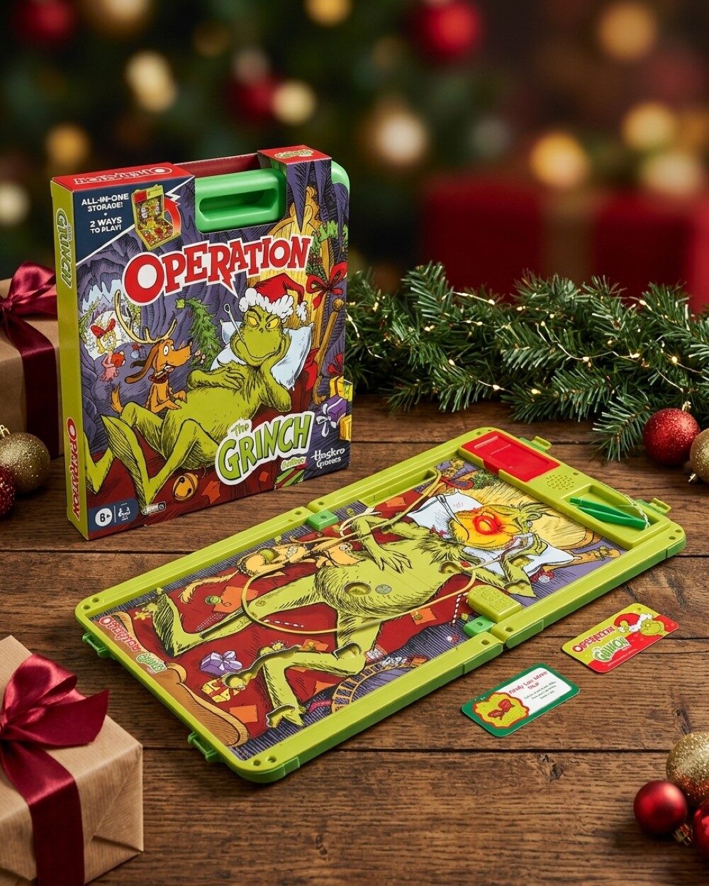 Official Hasbro Operation The Grinch Edition Game | Electronic Board Game — image 2