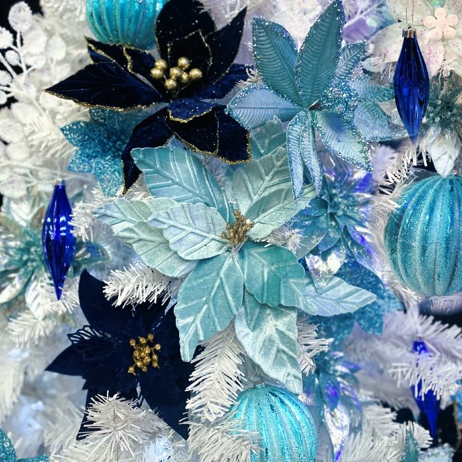Want to create a Blue, Blue Christmas themed tree?