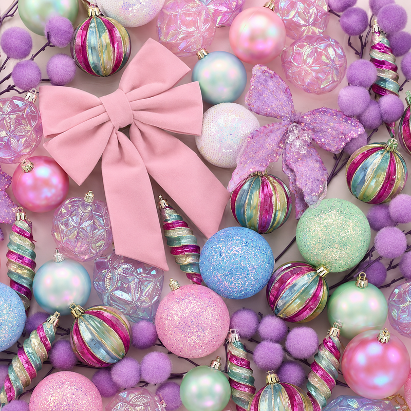 Want to create a Sweet Pastels themed tree?