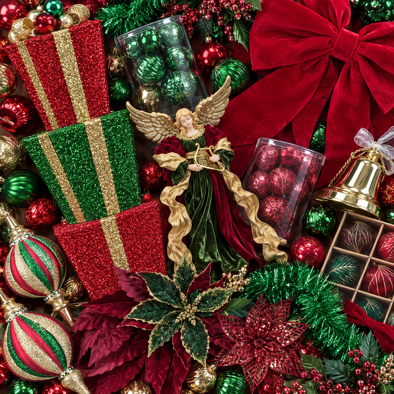 Want to create a Traditional Christmas themed tree?
