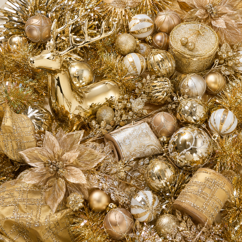 Want to create a Vintage Gold themed tree?